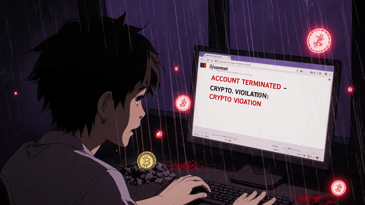 Account Closure Penalties for Crypto in Myanmar: What Happens If You Trade Bitcoin or USDT