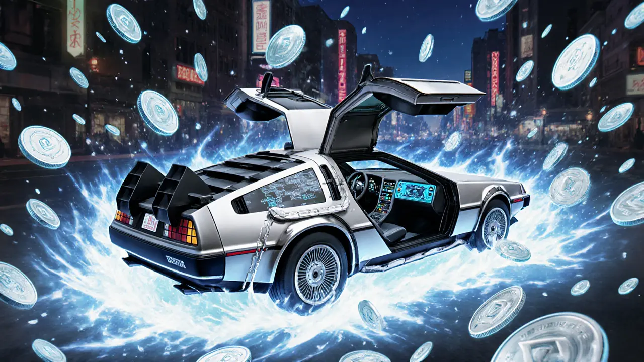 What is DeLorean (DMC) Crypto Coin? Token Utility, Staking, and the DeLorean Alpha 5 Connection