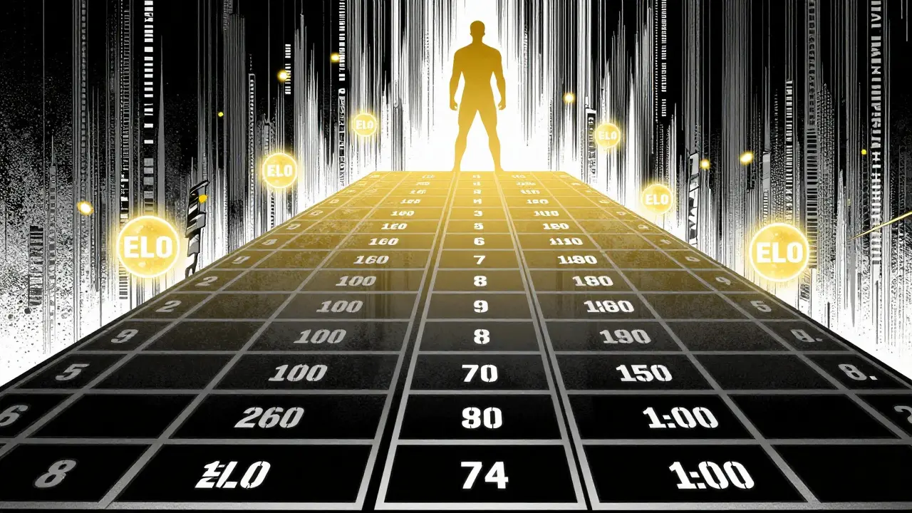 Digital leaderboard showing top 100 rankings for rewards