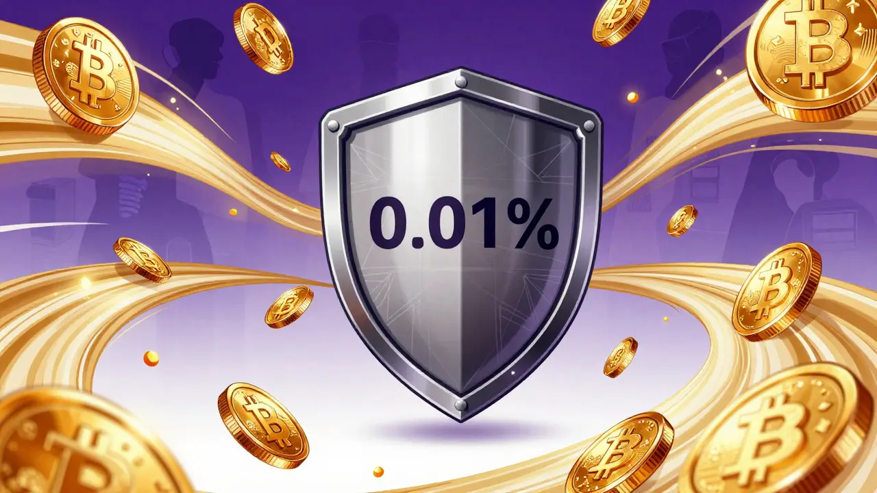 Abstract manga art showing smooth flow of crypto assets representing low fees